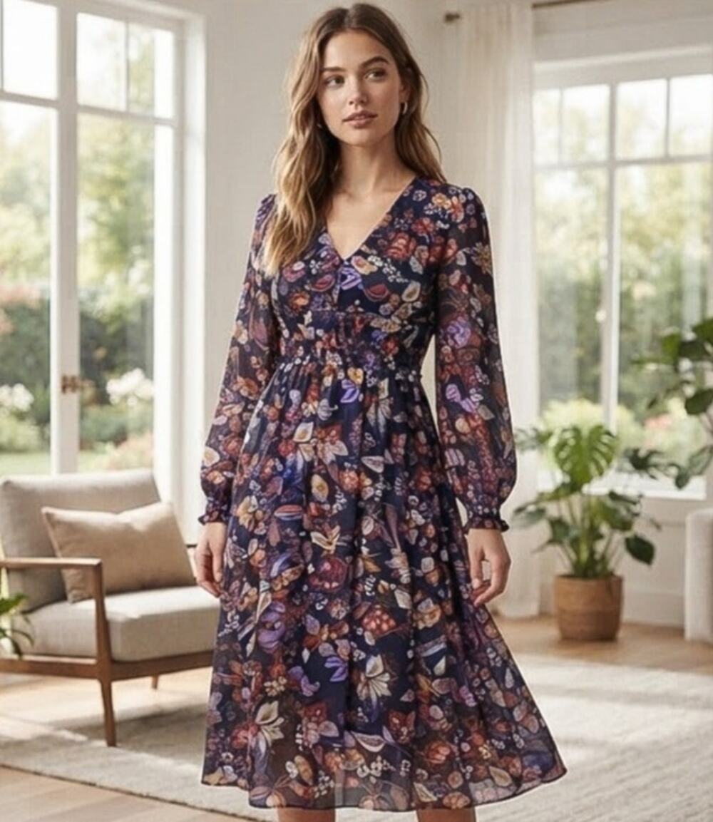 Julia Jordan floral midi dress